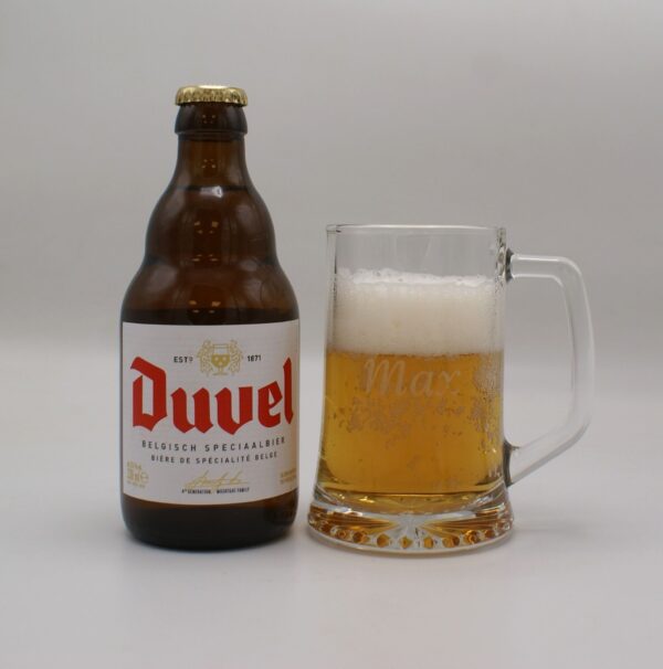 Bier met gegraveerde bierglazen - Afbeelding 4